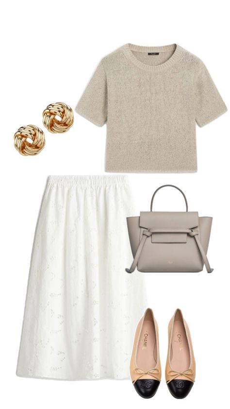 Outfit ideas Beauty Maintenance Routine, White Eyelet Skirt, Capsule Wardrobe Women, Eyelet Skirt, Cute Modest Outfits, Mini Skirt Dress, Outfit Collage, Fall Skirts, White Eyelet