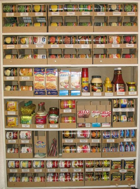 Lessons Learned From a Decade of Food Storage, by  Sandi Provident Living, Organized Pantry, Food Storage Organization, Storage Organizers, Pantry Ideas, Emergency Prepping, Cleaning Organization, Cleaning And Organizing, Pantry Storage