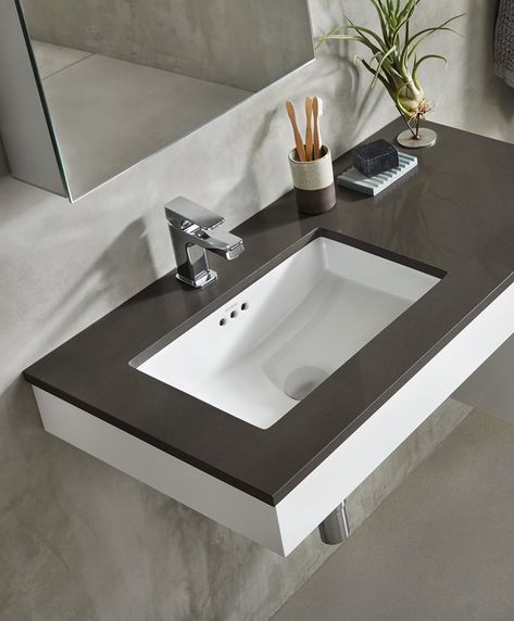 Small Bathroom Decoration, Maquillage Goth, Bathroom Vanity Faucets, Bathroom Sink Ideas, Rectangular Sink Bathroom, Small Bathroom Sinks, Washbasin Design, Turkish Tiles, Modern Bathroom Sink