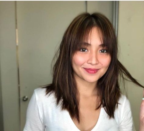 Kathryn Bernardo Haircut, Kathryn Bernardo Bangs, Kathryn Bernardo Short Hair, Kathryn Bernardo Hair, Kathryn Bernardo Hairstyle, Korean Haircuts, Long Hairstyles With Layers, Hairstyles With Layers, Haircuts To Try