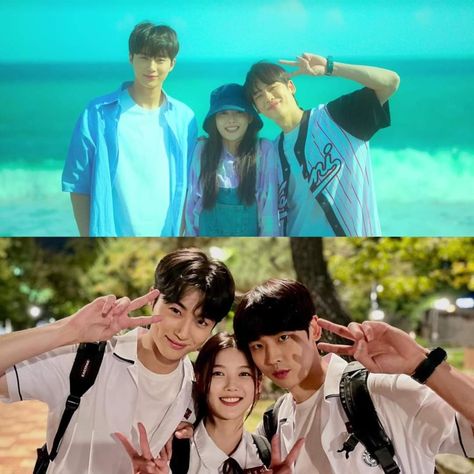 20th Century Girl, Triangle Love, Triangle Pose, Toxic Love, Love Triangle, Kim Yoo Jung, Best Dramas, 20 Century, Aesthetic Indie