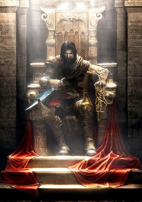 Prince of Persia: The Two Thrones: Throne / Prince Prince Of Persia, Fantasy Story, Fantasy Male, Fantasy Warrior, Arte Fantasy, Medieval Fantasy, Free Downloads, The Villain, Fantasy Artwork