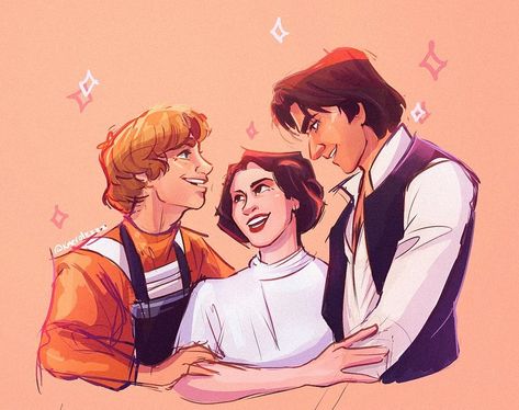 Luke And Leia Fanart, Leia Fanart, Luke Leia And Han, Leia And Han, Luke And Leia, Han Leia, Luke Leia, Han And Leia, Star Wars Luke