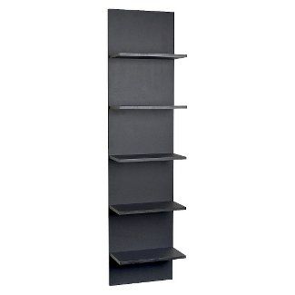 Wall Shelf Black, Decorative Shelving, Salon Suites Decor, Shelf Black, Laminated Mdf, Salon Suites, Weathered Oak, Space Saving Solutions, Salon Ideas