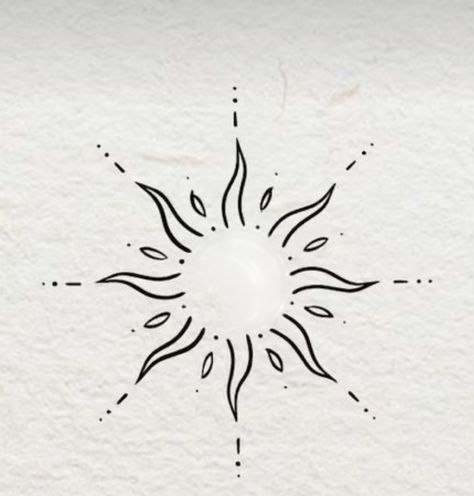 Pagan Sun Tattoo, Sun With Words Tattoo, Angry Sun Tattoo, Sun Neck Tattoo For Women, Sun Dainty Tattoo, Pretty Sun Drawing, Small Fine Line Sun Tattoo, Line Art Sun Tattoo, Golden Sun Tattoo