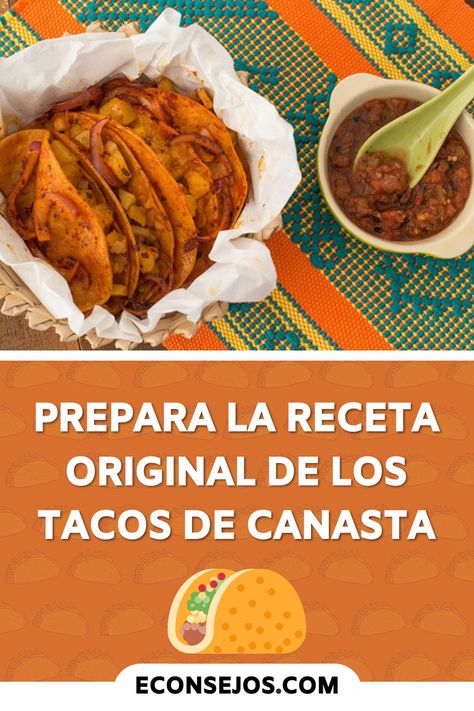 La receta original de los tacos de canasta Alpastor Recipe, Tortas Sandwich, Chile Colorado, Mexican Tacos, Latin Food, Taco Recipes, Mexican Food Recipes Authentic, Quesadillas, International Recipes