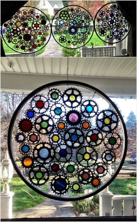 Bicycle Wheel Decor, Wheel Crafts, Bicycle Art Recycled, Bicycle Crafts, Recycled Bike Parts, Tire Craft, Bicycle Rims, Bicycle Decor, Bike Wheels