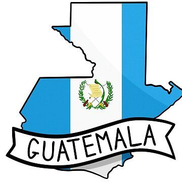 Pegatina for Sale con la obra «Pegatina Mapa de la bandera de Guatemala» de Drawingvild | Redbubble Guatemalan Flag, Guatemalan Art, Guatemala Flag, Flag Drawing, School Projects, Guatemala, Coloring Pages, Flag, Drawings