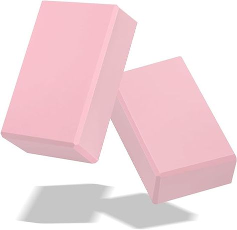 Amazon.com : Biguphate Yoga Blocks 2 Pack, EVA Foam Yoga Block Supportive Latex-Free, Non-Slip Exercise Blocks, Yoga Accessories for Pilates, Meditation, Balance, Stretching and Deep Poses (Pink) : Sports & Outdoors Hello Kitten, Tiny Room, Xmas Wishlist, Yoga Block, Yoga Accessories, Pink Sports, Dream Board, Eva Foam, Latex Free