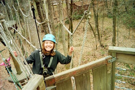 Granola aesthetic (shot on disposable camera) High Ropes Course Aesthetic, Ropes Aesthetic, High Ropes, Granola Aesthetic, High Ropes Course, Ropes Course, Disposable Camera, Granola