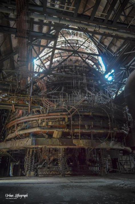 Industrial Era Aesthetic, Abandoned Machinery, Abandoned Industrial, Blast Furnace, Abandoned Factory, Abandoned Things, Steel Mill, Industrial Machinery, Industrial Architecture