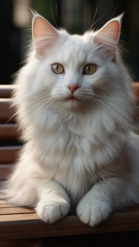 Enchanting Eyes, Angora Cat, Turkish Angora Cat, Real Background, Fantasy Cat, Angora Cats, Cats Flowers, Turkish Angora, Persian Cats