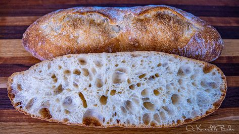 Demi Baguette Recipe, Sourdough Baguette, Demi Baguette, Baguette Recipe, Homemade Sourdough Bread, French Baguette, Baking Stone, Sourdough Baking, Fool Proof