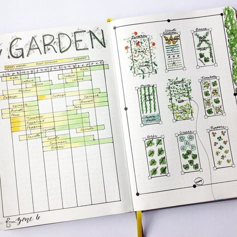 Throwback Thursday to this gardening layout by @alirichartz1012.  We're swimming in mangoes here! What's blooming in your garden? . . . @Regrann -  I've finished my garden plan spread for this year.  I'm not a fan of the work a garden requires I hate heat I have a million things inside that I'd rather be doing... Or even anything else outside... I plan on keeping up on the garden this year but my favorite part is definitely planning it...  . . . #bujo #bujocommunity #bujoinspire #bujoideas #bujo Garden Bullet Journal, Garden Journaling, Gardening Layout, Gardening Journal, Plant Journal, Garden Diary, Garden Planner, Garden Journal, Journal Ideas Pages