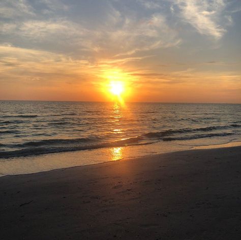 Beautiful sunset was taken in August 2020 off the coast of Florida. Beach Aestethic, The Coast, Cute Nature, Aesthetic View, Sunset At The Beach Aesthetic, Sunsets Aesthetic, Playa Aesthetic, Beach Sunset Aesthetic, August Aesthetic