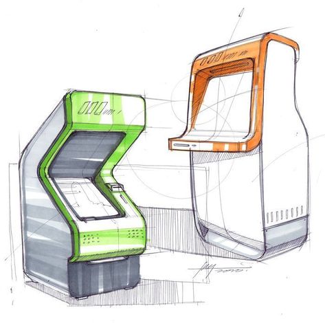 Chair Design Sketch, Ikea Hanging Chair, Bar Chairs Diy, Cheap Desk Chairs, Diy Hanging Chair, Reuse Old Tires, Industrial Design Sketch, Vending Machines, Sketch A Day