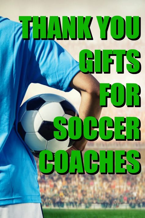 Looking to say Thank You to a soccer coach who was exceedingly patient with your young'uns this season? Check out this list. | Gift Ideas for Soccer Coaches | How to Thank a Soccer Coach | End of Season Presents | Christmas Presents for Soccer Coach Coach Presents, Soccer Banquet, Soccer Team Gifts, Soccer Drills For Kids, Coach Appreciation Gifts, Soccer Coach Gifts, Soccer Season, Soccer Coach, Presents Christmas