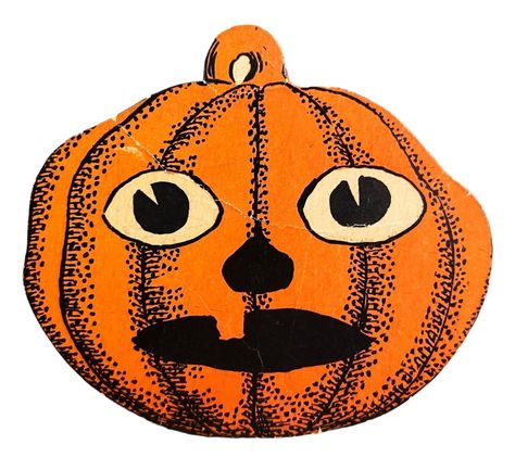 Silly Pumpkin Faces, Silly Pumpkin, Pumpkin Clip Art, Horror Vibes, Chenille Ornaments, Halloween Cut Outs, Chenille Crafts, Collage Pieces, Halloween Folk Art