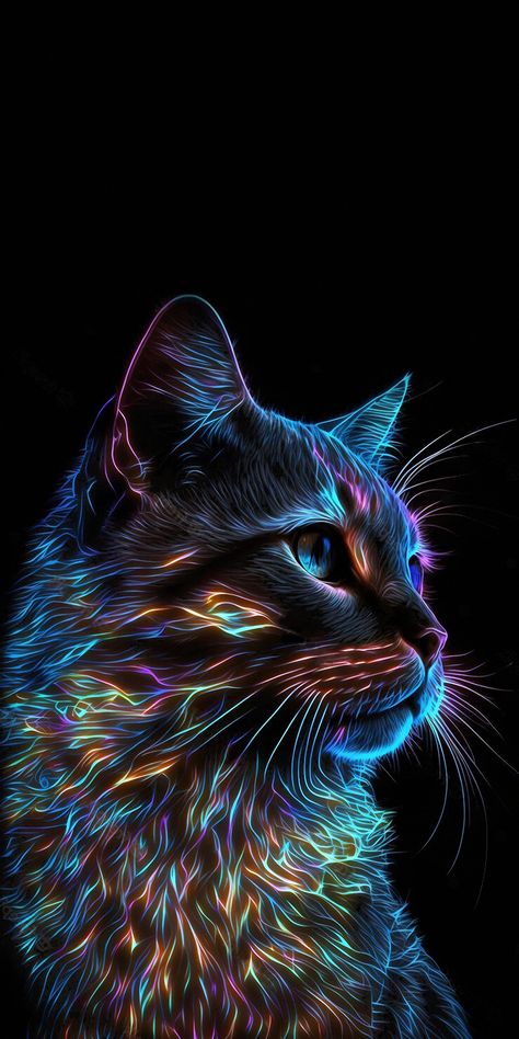 Cat Phone Wallpaper, Iphone Dynamic Wallpaper, Iphone Wallpaper Hd Nature, Black Cat Art, Abstract Art Wallpaper, Dark Phone Wallpapers, Art Gallery Wallpaper, Phone Wallpaper Design, Phone Wallpaper Images