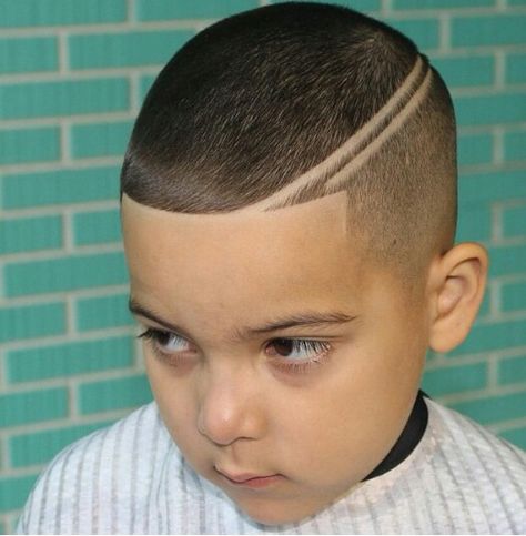 Short hair Kid Boy Haircuts, Hair Designs For Boys, Boys Haircuts With Designs, Boys Fade Haircut, Boys Haircut Styles, Black Boys Haircuts, Boy Haircuts Short, Black Hair Cuts, Toddler Boy Haircuts