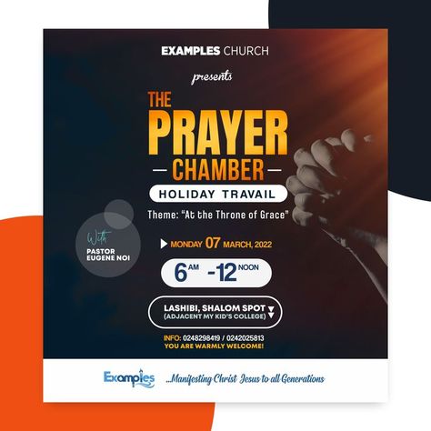 Church flyer Church Poster Ideas, Event Poster Design Inspiration, Webinar Design, Christian Graphic Design, Church Media Design, Photoshop Tutorial Typography, Poster Design Layout, Prayer Service, Facebook Cover Design