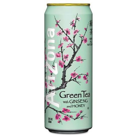 Arizona Green Tea, Green Tea Uses, Arizona Tee, Green Tea Drinks, Green Tea And Honey, Slimes Supplies, Natural Teas, Honey Recipes, Arizona Tea