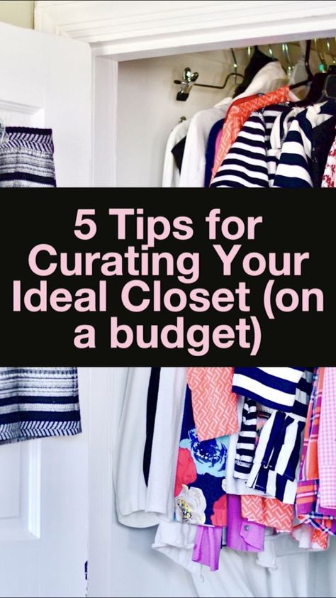 5 tips for curating your ideal closet (on a budget) Closet On A Budget, Custom Closet Organization, Style On A Budget, Ideal Closet, Style Steal, What To Buy, How To Save Money, Where To Shop, Budget Fashion