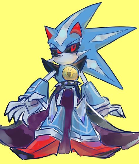 Metal Sonic Fanart, Neo Metal Sonic, Mecha Sonic, Sonic Project, Scenecore Art, Metal Sonic, Sonic Fanart, Silver The Hedgehog, Sonic Funny