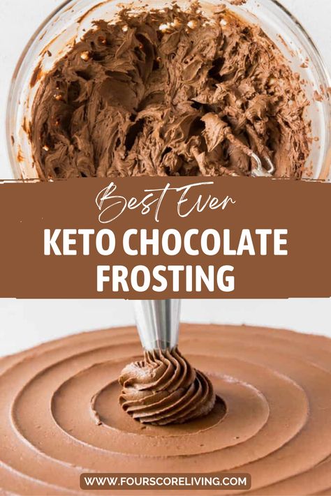 Keto Chocolate Ganache, Sugar Free Chocolate Frosting, Keto Chocolate Frosting, Keto Frosting, Gluten Free Chocolate Cake Recipe, Chocolate Frosting Recipe, Sugar Free Frosting, Keto Chocolate Mug Cake, Frosting Chocolate