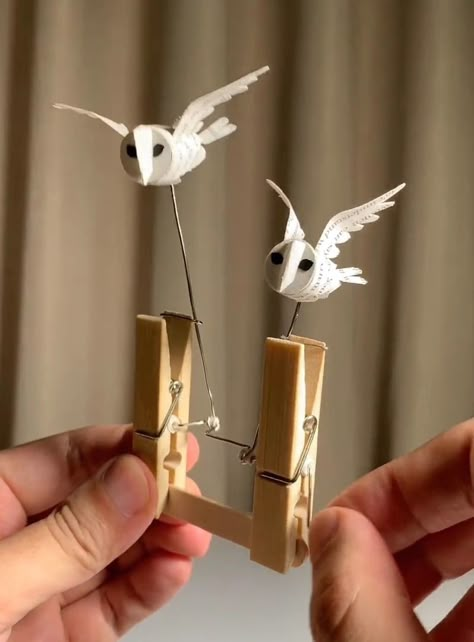 PTP - super cute craft ideas part18 Cute Craft Ideas, Cute Craft, Kinetic Art, New Year's Crafts, Kinetic Sculpture, Furniture Plans Free, Printable Diy, Cardboard Crafts, Origami Crafts