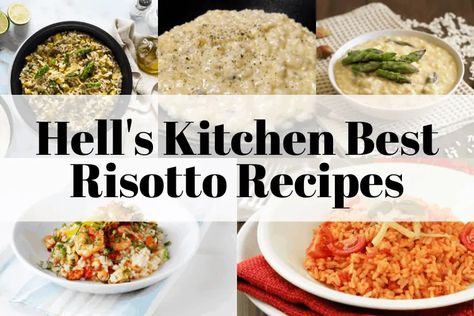 Best Hell's Kitchen Risotto Recipes. Need a change from your same old risotto recipe look no further. We have the most of Hell's famous risotto recipes all in one place. Chef Ramsey Risotto Recipes, Gordon Ramsay Risotto Recipes, Hell’s Kitchen Recipes, Gordon Ramsay Risotto, Hells Kitchen Recipes, Rosoto Recipes, Scallop Risotto Recipes, Best Risotto Recipes, Gordon Ramsay Dishes