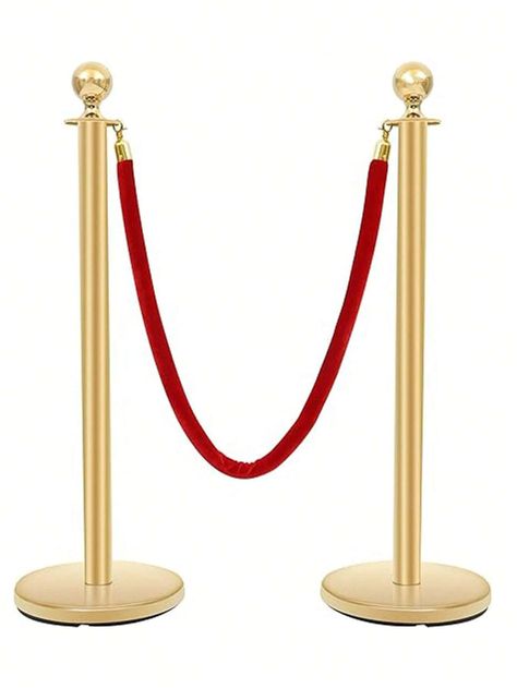 2PCS Crowd Control Stanchion, Stanchions Set With 4.8 FT Gold Red Velvet Rope, Crowd Control Barriers, Easy Connect AssemblyI discovered amazing products on SHEIN.com, come check them out! Crowd Control Barriers, Velvet Rope, Crowd Control, Amazing Products, Red Gold, Red Velvet, Velvet, Red, Gold