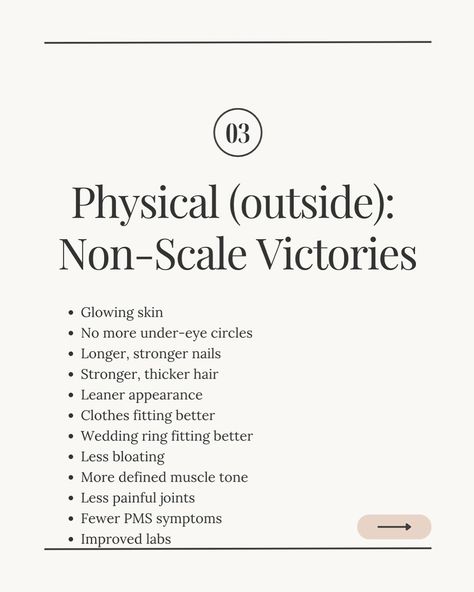 ✨Let me know which non-scale victories you have achieved in which ones you are striving for in your weight loss journey. Drop them in the comments!!✨ . Yes, I helped my clients in the Nourished Mindset Academy reach their fat loss and weight loss milestones but, those non-scale victories keep you going, and they build confidence. They the woman that you want to become! . . . #blackdietitian #dietitian #nonscalevictory #wlscommunity #wlsjourney #healthynothungry #dietculturedropout #dallasdie... Non Scale Victories, Non Scale Victory, Diet Culture, Food Info, Bullet Journal Writing, Health Is Wealth, Build Confidence, March 20, Wellness Fitness