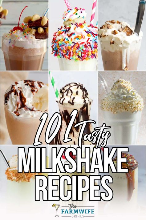 Milkshakes At Home, Best Milkshake Recipe, Fancy Milkshakes, Cookie Dough Milkshake, Milkshakes Recipes, Extreme Milkshakes, Milkshake Flavors, Homemade Milkshake Recipe, Easy Milkshake