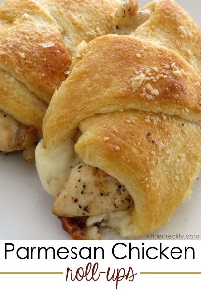 Winter Dinners, Chicken Roll Ups, Chicken Roll, Crescent Recipes, Diner Recept, Chicken Rolls, Crescent Roll Recipes, Roll Recipes, Parmesan Chicken