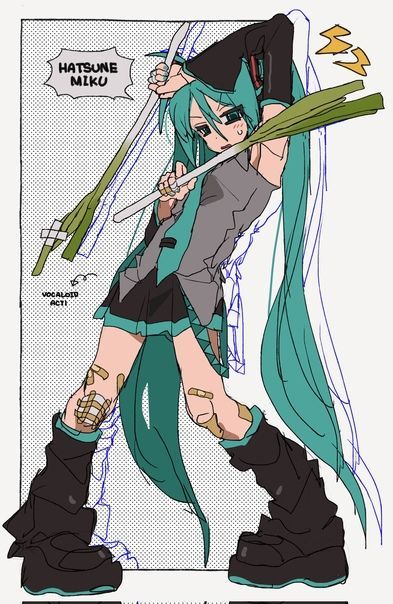 Miku Hatsune Chibi, Miku Hatsune Vocaloid, Vocaloid Characters, 영감을 주는 캐릭터, Cute Art Styles, Sketchbook Art Inspiration, Art Inspiration Drawing, Funky Art, الرسومات اللطيفة