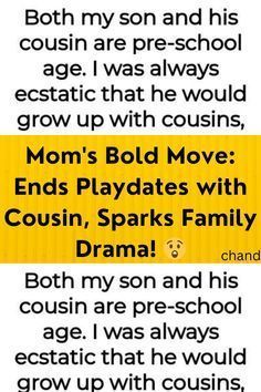 We all want the best for our children, don't we? And sometimes, that means making tough decisions that might ruffle a few feathers. This is a tale of a mother who, in a bid to protect her son's happiness, made a bold move that sparked unexpected family drama. The conflict? Playdates with a cousin that were more sour than sweet. 😟👦🍭 Making Tough Decisions, German Police, Family Conflict, Life Changing Decisions, Tough Decisions, School Age, Family Drama, School Humor, Social Media Influencer