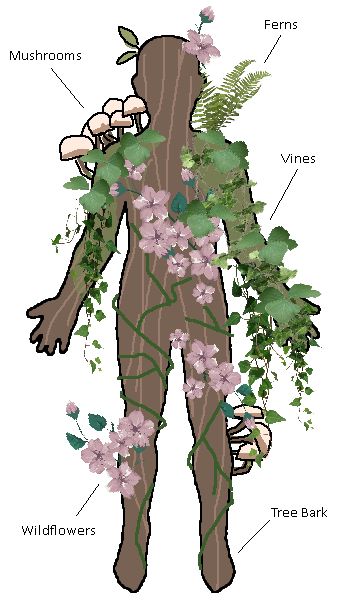 Plant Person Character, Dryad Oc, Druid Oc, Spores Druid, Spore Druid, Plant Oc, Detective Comics, Human Anatomy, Sketchbook Art Inspiration