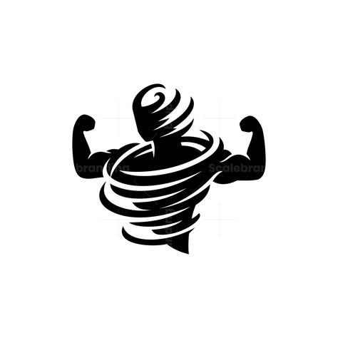 This Strong Impact Tornado Gym logo is eyecatching, gives the impression of immense power and is well respected by all. It symbolizes beauty in harmony with a strong spirit.This Strong Impact Tornado Gym logo is perfect for fitness centers, martial arts clubs, security businesses, etc. Tornado Logo, Spirit Logo, Martial Arts Club, Signs Design, Power Logo, Gym Logo, Buy Logo, Zumba Workout, Fitness Logo