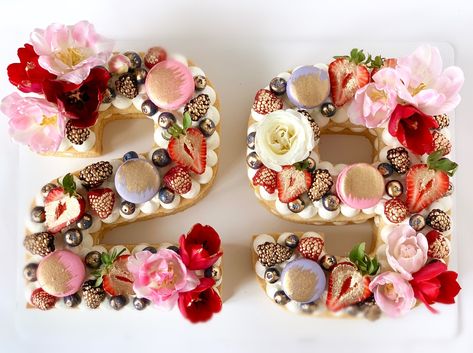 Number 29 Cookie Cake 29 Birthday Cakes For Him, 27th Birthday Cake, 29th Birthday Cakes, 25 Anniversary Cake, Number Birthday Cakes, Happy 29th Birthday, Cake Lettering, Birthday Cakes For Her, Birthday Countdown