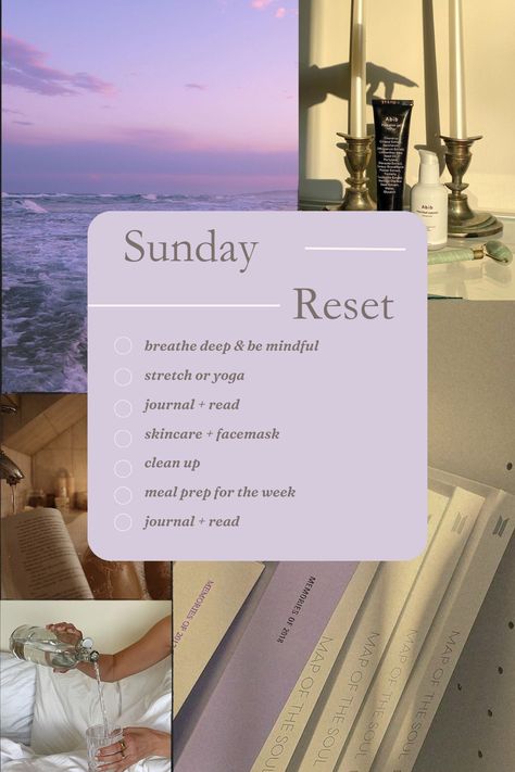 This Sunday reset guide will help you create a routine that lasts and one that will inspire motivation in your lives. Sunday Reset Instagram Story, Reset Sunday Aesthetic, Sunday Reset Routine Aesthetic, Aesthetic Sunday Reset, Sunday Reset Aesthetic, Ultimate Sunday Reset, Sunday Reset Routine Checklist For Teens, Reset Sunday, Reset Checklist