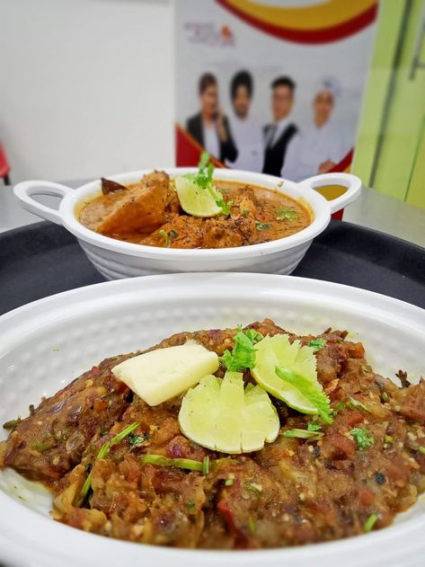 Chicken Masala came from the Indian subcontinent living in Great Britain, at other hand Baingan Bharta a South Asian dish . . . Follow @nfcilucknow for more posts! Or Call 7080009003 for more queries and , visit https://www.nfcihospitality.com/lucknow . . #chicken #chickenmasala #chickenlover #bharta #baiganbharta #foodie #lucknowfoodie #cookingcourses #culinarycourses #bakerycourses #nfci #lucknowinstitute #lucknownfci #nfcihm Baingan Bharta, Asian Dish, Indian Subcontinent, Chicken Masala, Cooking Courses, Chicken Lovers, Asian Dishes, South Asian, Great Britain