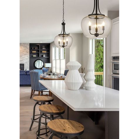 Z-Lite Joliet Matte Black Three-Light Pendant 473P16-MB | Bellacor 3 Light Pendant, Residential Lighting, Ceiling Fan Chandelier, Black Pendant, Ultra Modern, Garden Lamps, Custom Kitchen, Kitchen Bedroom, Light Pendant