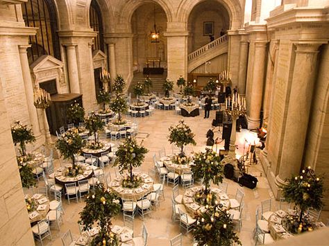 elegant wedding venues | Best places to hold your Wedding in New York City ... Nyc Public Library, Winter Table Setting, New York Flower, New York Wedding Venues, Elegant Wedding Venues, Library Wedding, Wedding Reception Venues, The Plaza, Best Wedding Venues