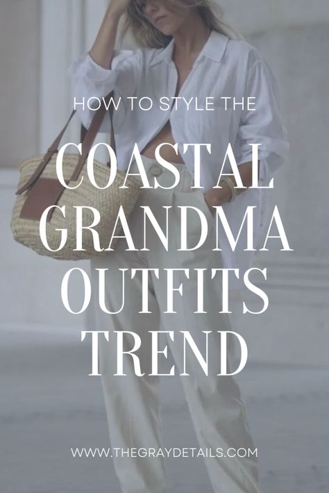 How to Style the Coastal Grandmother Trend, old money, coastal grandma, classy outfits, old money style, vest outfit, linen outfit, blue button down, striped sweater Grandma Outfit Aesthetic, Grandma Outfit Ideas, Coastal Fashion Summer, Grandma Aesthetic Outfit, Coastal Granddaughter Summer, Coastal Grandmother Outfits, Summer Outfits Old Money, Old Money Coastal, Florida Vacation Outfits