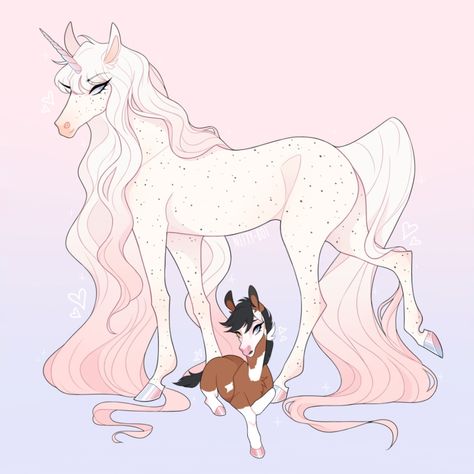 Horse Oc, Spirit The Horse, Horse Animation, Unicorn Artwork, Magical Horses, Horse Artwork, Warrior Cats Art, Unicorn Girl, My Little Pony Drawing