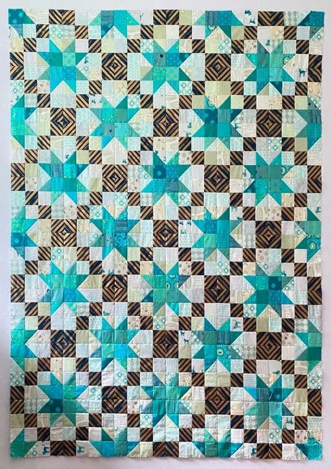 Road to Oklahoma – Molli Sparkles Road To Oklahoma Quilt, Walk Down Memory Lane, Great Minds Think Alike, Batik Quilts, Star Quilts, Pattern Play, June 2022, Easy Quilts, Touch Of Gold