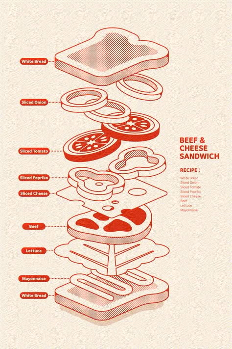 Meals (2022) :: Behance Food Posters Ideas, Recipe Design Illustration, Restaurant Graphic Design Ideas, Soup Graphic Design, Cool Infographic Design, Recipe Illustration Graphics, Graphic Design Infographic Poster, Food Illustrations Design, Food Infographic Illustration