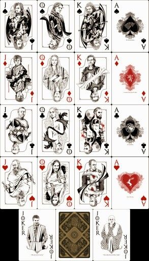 Awesome artwork.  Me wants ;) Game Of Thrones Cards, Game Of Thrones Sansa, Game Of Thrones Poster, Trendy Games, Got Game Of Thrones, Playing Cards Art, Theme Harry Potter, Playing Cards Design, Gra O Tron