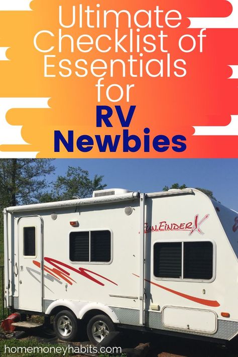 Camping In Rv, How To Stock Your Camper, Camper Tricks, Rv Camping List, Camper Must Haves, Camper Checklist, Camper List, Camping Supply List, Rv Essentials